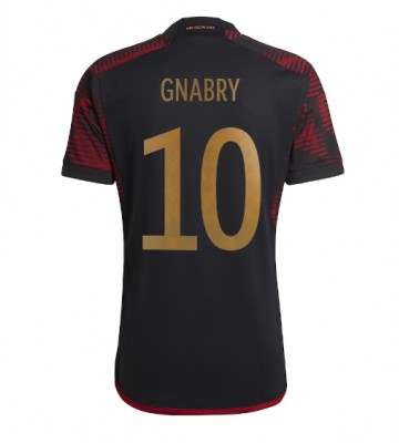 Tyskland Serge Gnabry #10 Bortatröja VM 2022 Kortärmad